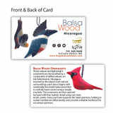 Handmade Belted Kingfisher Balsa Wood Ornament, Fair Trade Handmade from Nicaragua