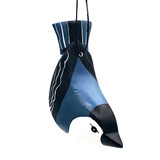 Handmade Nuthatch Balsa Wood Ornament, Fair Trade Handmade from Nicaragua