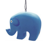 Handmade Baby Boy Blue Balsa Wood Ornament, Fair Trade Handmade from Nicaragua