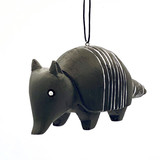 Handmade Armadillo Balsa Wood Ornament, Fair Trade Handmade from Nicaragua