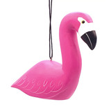 Pink Flamingo Balsa Wood Ornament, Fair Trade Handmade from Nicaragua