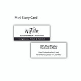 Hand Knitted Fingerless Wristlet Gloves with Embroidery - Brown, Taupe, Ivory, Made in Nepal Hand Knitted Fingerless Wristlet Gloves with Embroidery - Brown, Taupe, Ivory, Made in Nepal