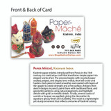 Kashmir Paper Mâché Hand Painted Bunny Rabbit Ornament - Black, Fair Trade Handmade from India