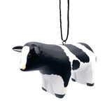 Holstein Cow Balsa Wood Ornament, Fair Trade Handmade from Nicaragua