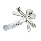 Native America Turquoise andJet Silver Dragonfly Pendant & Pin, by Zuni Artist Emma Edakie