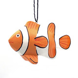 Clown Fish Balsa Wood Ornament, Fair Trade Handmade from Nicaragua