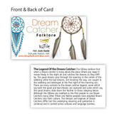 Authentic Diné (Navajo) Handmade 4" Dream Catcher with Six Feathers and Antler Button, Native American