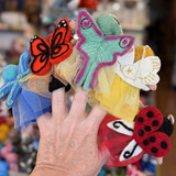 Felt Monarch Butterfly Fairy Finger Puppet / Ornament, Handmade Fair Trade from Nepal