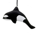 Orca Whale Balsa Wood Ornament, Fair Trade Handmade from Nicaragua