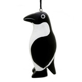 Penguin Balsa Wood Ornament, Fair Trade Handmade from Nicaragua 