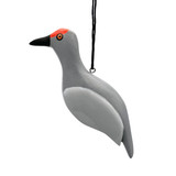 Sandhill Crane Balsa Wood Ornament, Fair Trade Handmade from Nicaragua