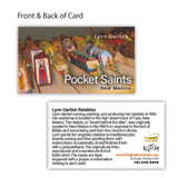St. Stephen Pocket Size Retablo, Patron of Builders, Stonemasons and Bricklayers, by artist Lynn Garlick