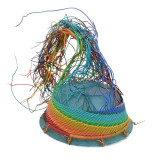Zulu Telephone Wire Basket 4 - 16" Large Shallow Plate/Bowl, Handmade Fair Trade from South Africa