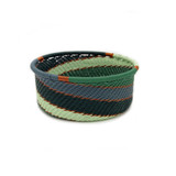 Zulu Telephone Wire Basket 3 - Tuna Can Size, Handmade Fair Trade from South Africa