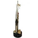 Pucuna Round Face Small Doll Sculpture - Handmade by the Ticuna People of Colombia