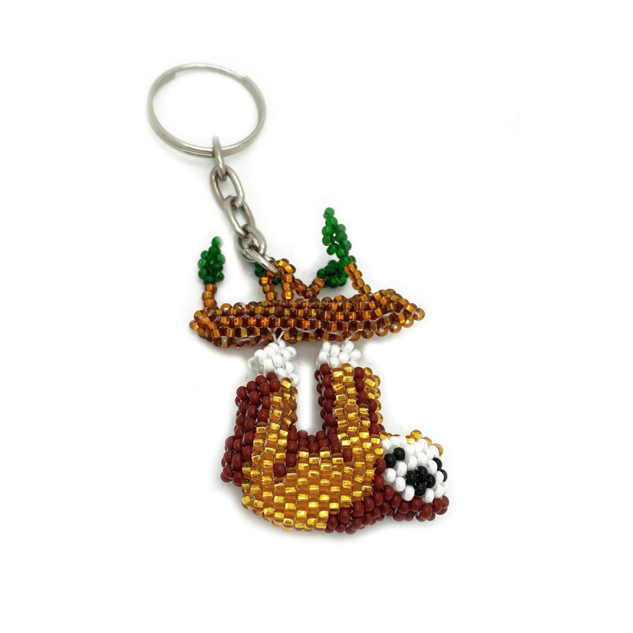 Sloth Keychain, Sloth Charm, Bead, Backpack Tassel