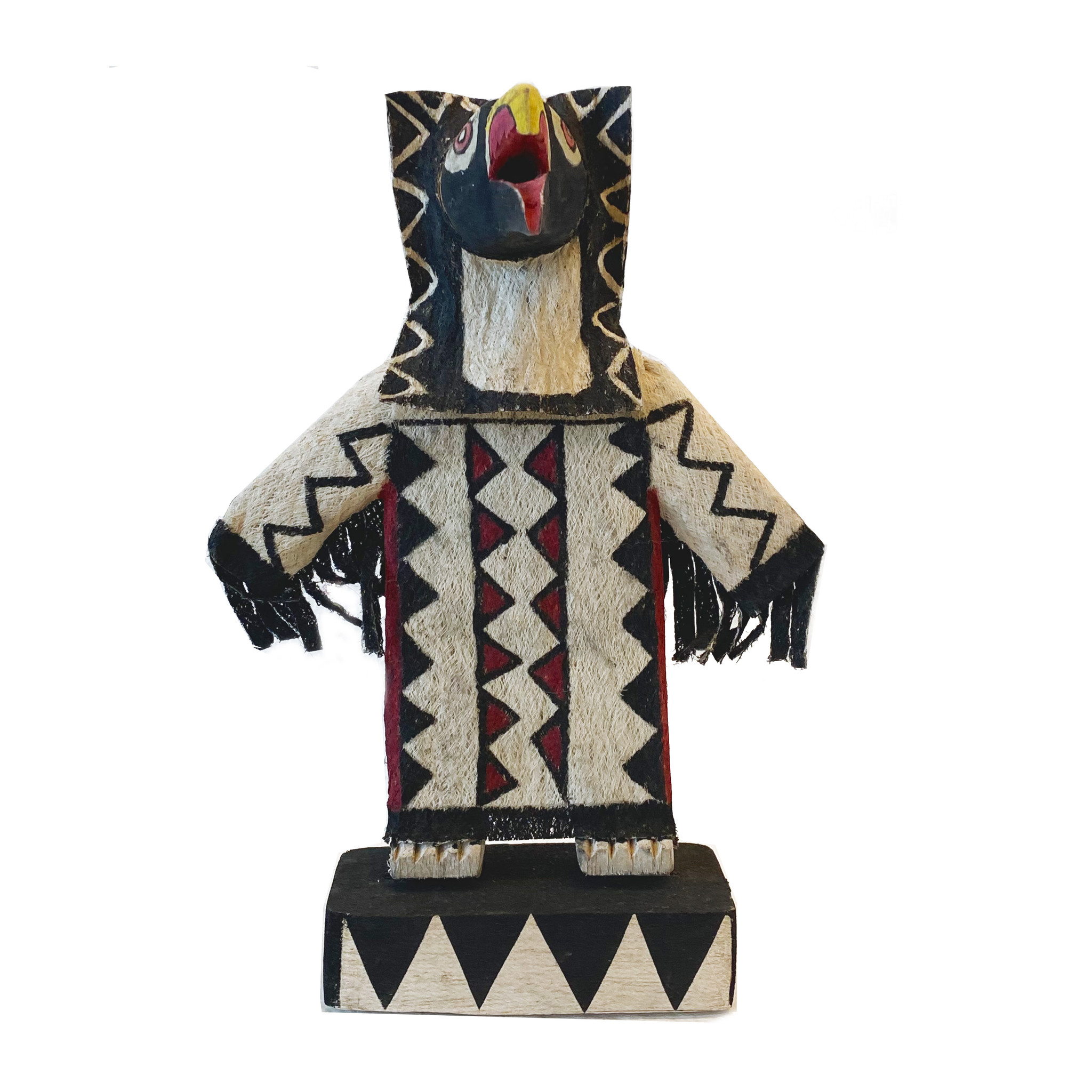 Pucuna Toucan Doll Sculpture - Handmade by the Tikuna People of