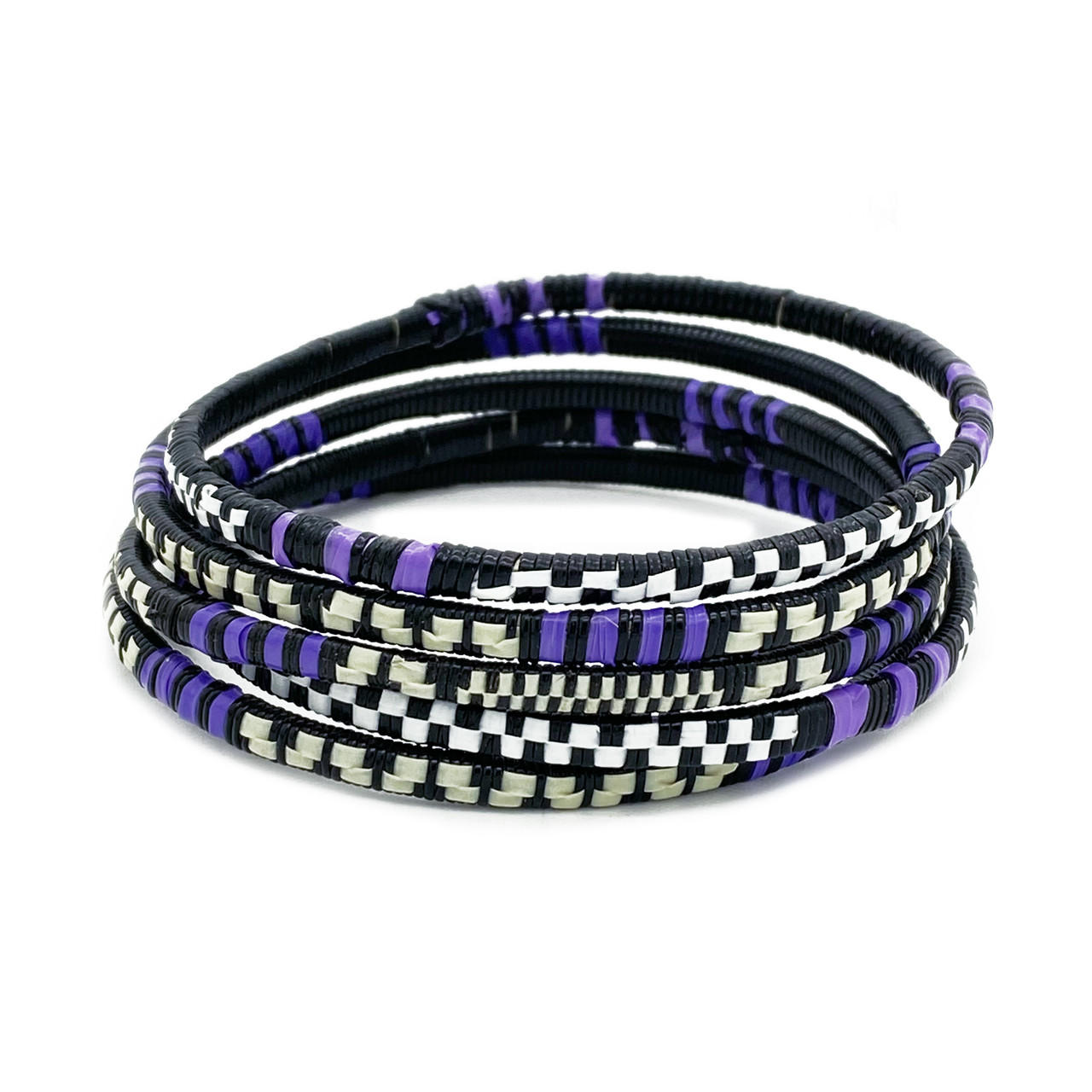 Tuareg Recycled Plastic Bracelet Sets - Adult – Ankara Delights