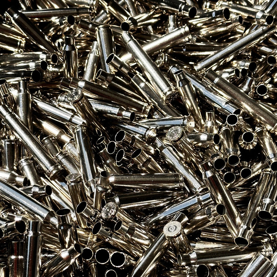 .30-06 Springfield Rifle Nickel Casing 