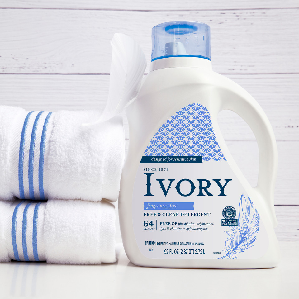 Ivory Gentle Free & Clear laundry detergent