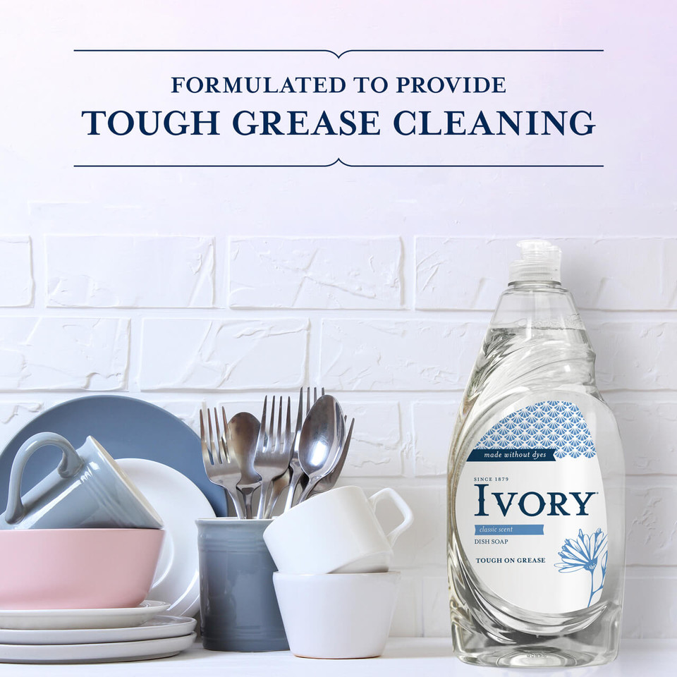 Ivory Ultra Concentrated Dish Liquid Soap, Classic Scent