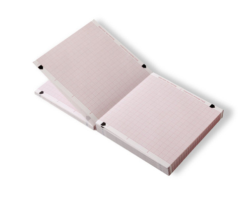 ECG EKG Recording Thermal Paper 10 pcs 1 box 8000-0302 90mm Fan Fold Recorder Paper, 10 Pack