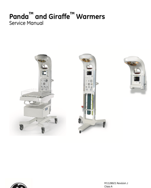 GE Panda & Giraffe Warmers Service Manual