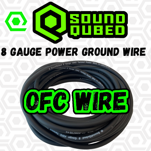 8 Gauge OFC (oxygen free copper) Power wire BLACK