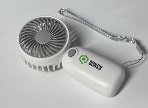 Handheld SoundQubed Fan