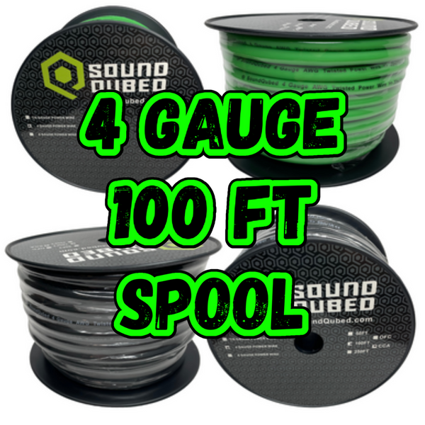 4ga Power and Ground Wire (100ft Spool)