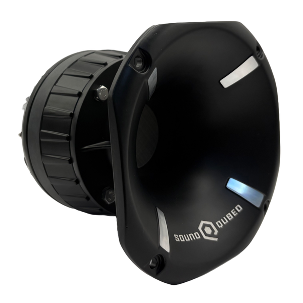 SQ-HDX-2HDT-8 6" Aluminum Short Horn Diffuser and 2" Titanium 2" Driver with Compression Ring
