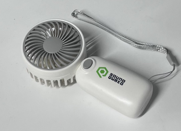 Handheld SoundQubed Fan