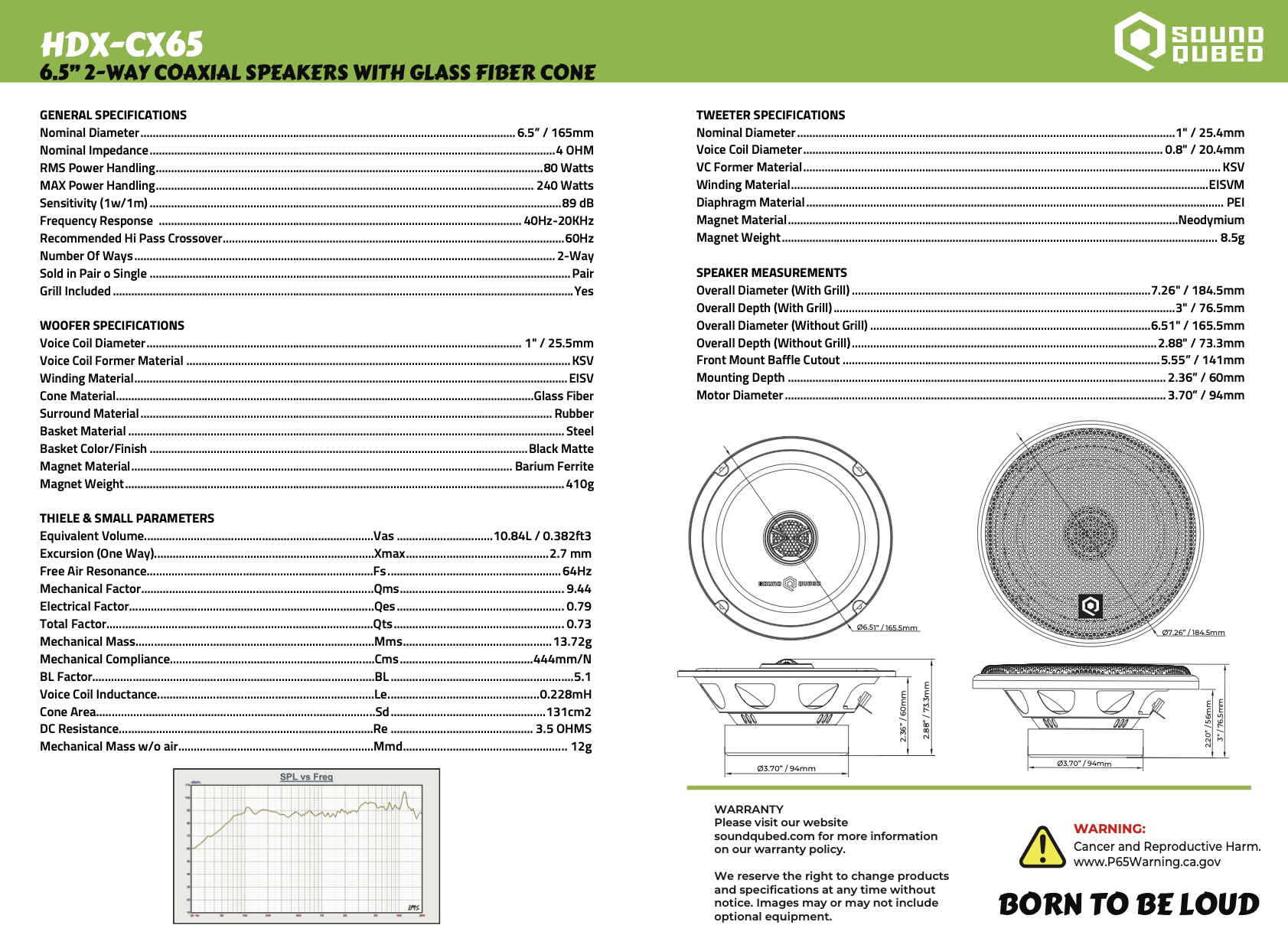 Soundqubed HDX Series 6.5