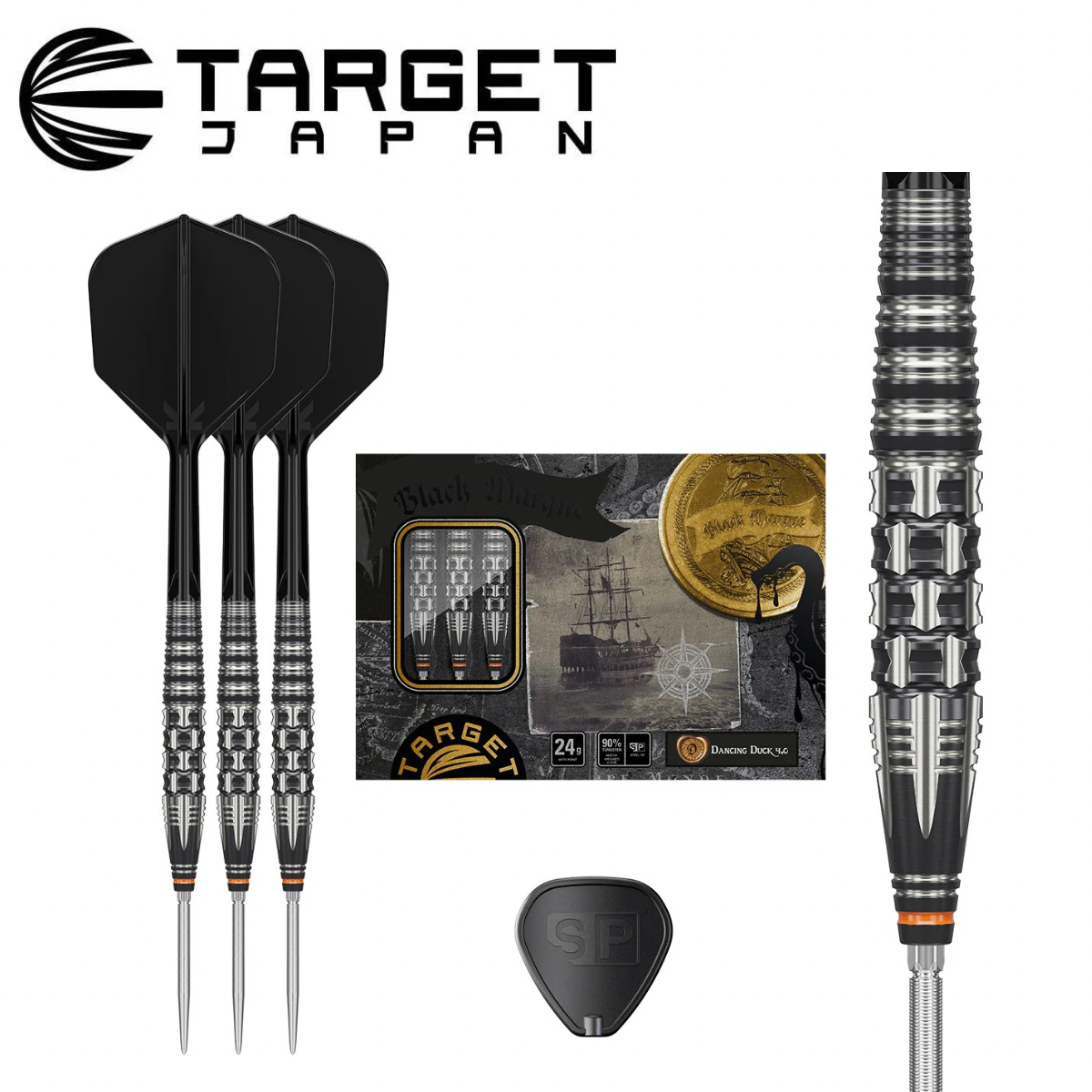 筆記具 TARGET BLACK MARQUE DANCING DUCK 4.0 Target Japan Black Marque Dancing Duck Gen 4 Darts