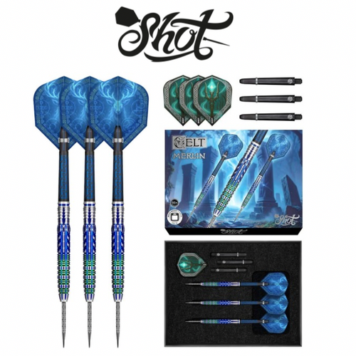 Shot Celt Merlin Steel Tip Darts