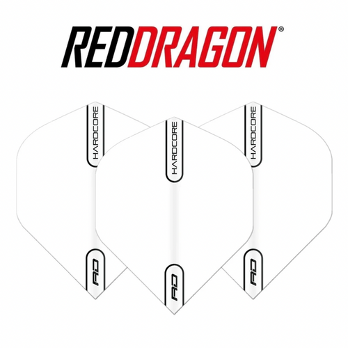 Red Dragon White Hardcore Standard Flights