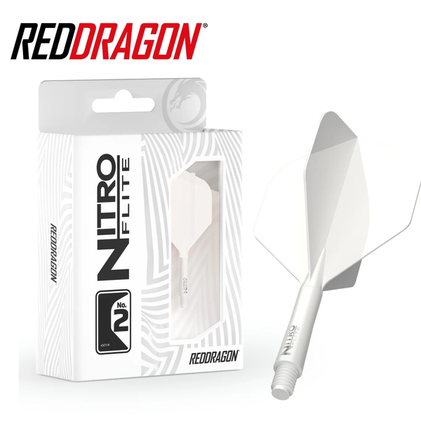 Red Dragon Nitro Flights No2 White / White