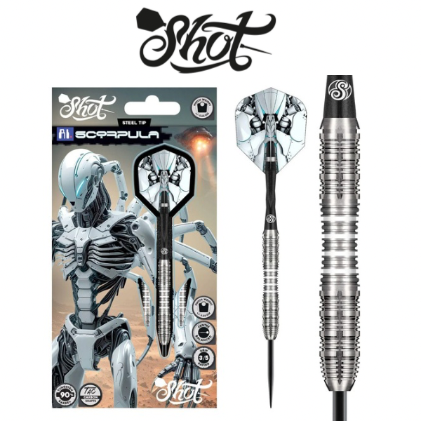 Shot AI Scorpula Steel Tip Darts