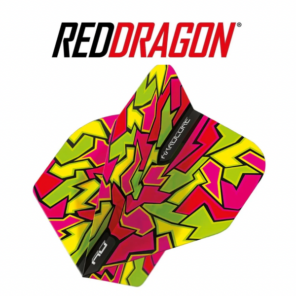 Red Dragon Hardcore Red Radical Dart Flights
