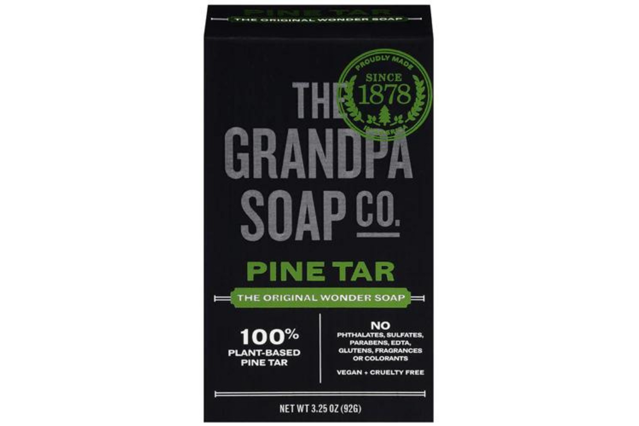 The Grandpa Soap Co. Pine Tar The Original Wonder Soap, 3.25 oz