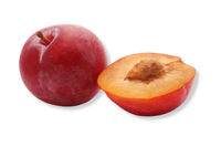 Organic Showtime Red Plums - lb