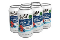 Field Day Organic Sparkling Water, Berry - 6/12 oz