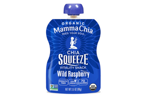 Mamma Chia Wild Raspberry Organic Chia Squeeze - 3.5 oz