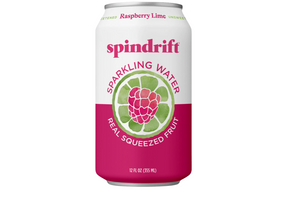 Spindrift Sparkling Water Raspberry Lime - 12 oz