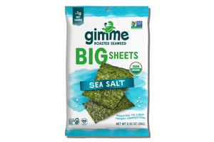 Gimme Organic Roasted Big Sheets Seaweed Snacks - .92 oz