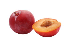 Organic Fortune Red Plums - each
