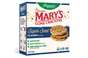 Mary Mom's Crackers Super Seed Classic Crackers - 4 oz