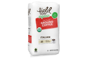 Field Day Organic Ground Coffee- Italian Roast - 10 oz