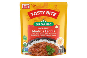 Tasty Bite Organic Hot & Spicy Madras Lentils - 10 oz
