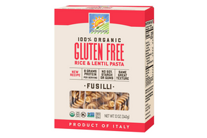 BioNaturae Organic Gluten Free Fusilli Rice & Lentil Pasta - 12 oz